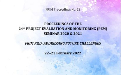 Picture of Proceedings Of The 24th Project Evaluation and Monitoring (PEM) Seminar 2020 & 2021