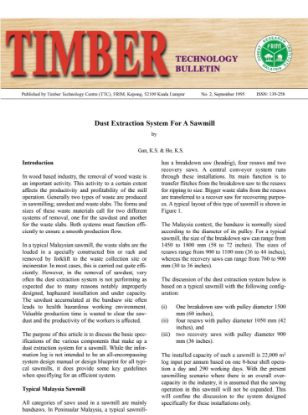 Picture of Dust Extraction System For A Sawmill