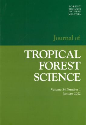 Picture of JOURNAL OF TROPICAL FOREST SCIENCE Volume 34 Number 1, January 2022