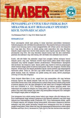 Picture of  Pensampelan untuk Ujian Fizikal dan Mekanikal Kayu berasaskan Spesimen Kecil tanpa Kecacatan