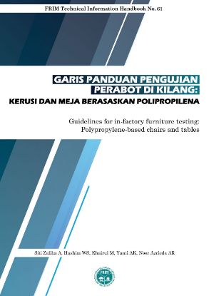 Picture of Garis Panduan Pengujian Perabot di Kilang: Kerusi dan Meja Berasaskan Polipropilena