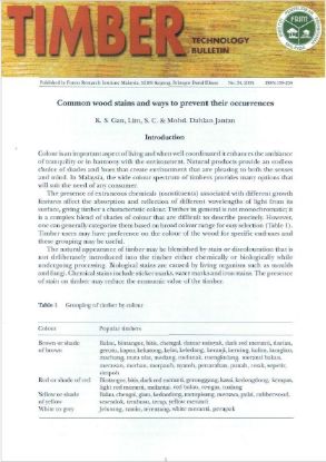 Picture of Common wood stains and ways to prevent their occurrences