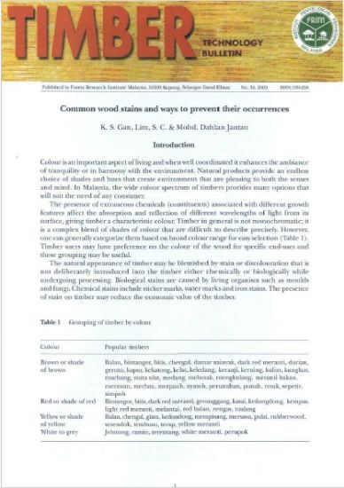 Picture of Common wood stains and ways to prevent their occurrences