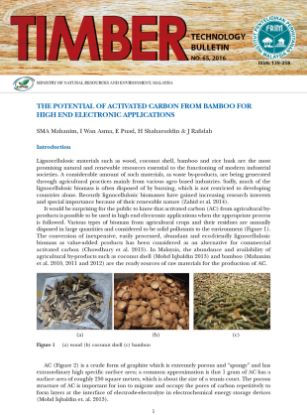 Picture of The Potential of Activated Carbon From Bamboo For High End Electronic Applications