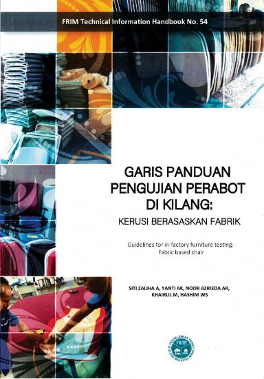Picture of Garis Panduan Pengujian Perabot di Kilang: Kerusi Berasaskan Fabrik