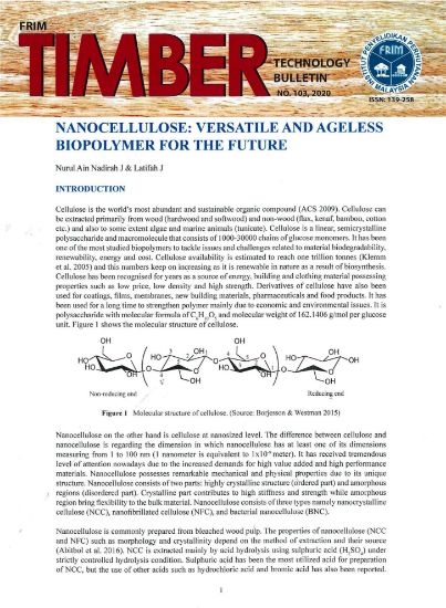 Picture of Nanocellulose: Versatile and Ageless Biopolymer for The Future