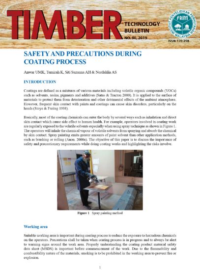 Picture of Safety and Precautions During Coating Process