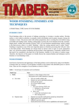 Picture of Wood Finishing: Finishes and Techniques
