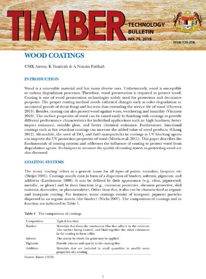 Picture of Wood Coatings