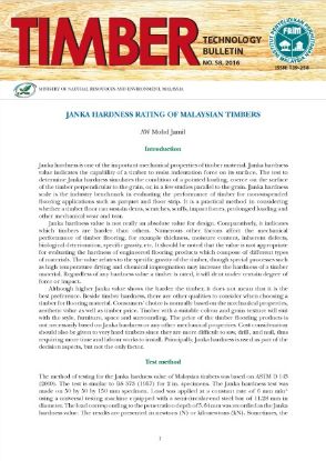 Picture of Janka Hardness Rating Of Malaysian Timbers