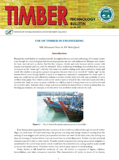 Picture of Use of Timber In Engineering